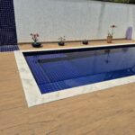 Piscina da casa de Orlando Silva, editor do Casa Tropical Brasil